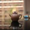 Handmade purple clay teapot 140ml
