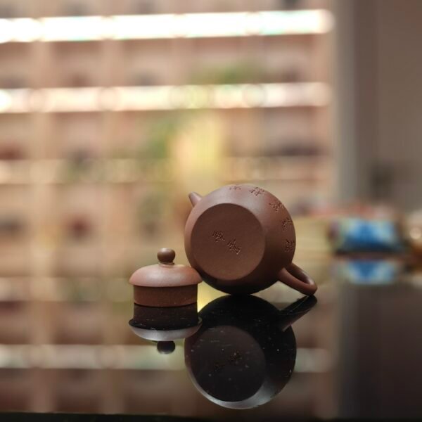 Handmade purple clay teapot 140ml