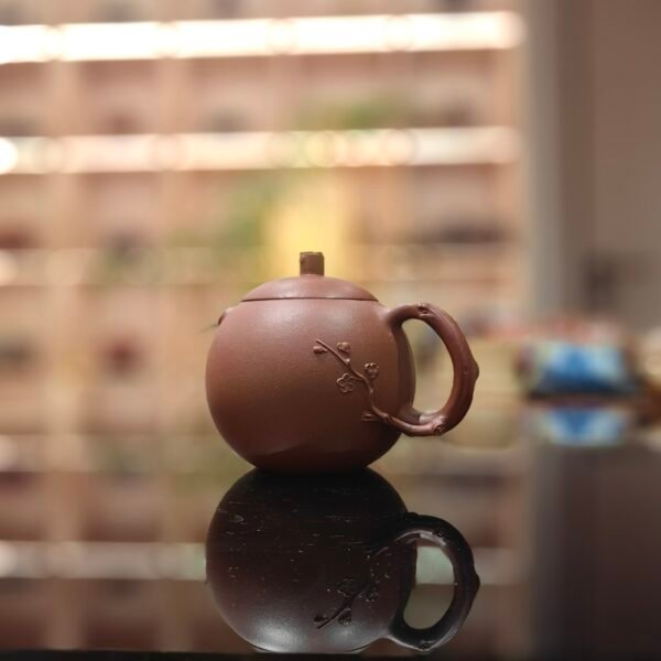 Handmade purple clay teapot Xishi shape 200ml