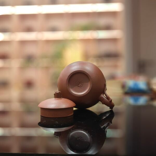 Handmade purple clay teapot Xishi shape 200ml