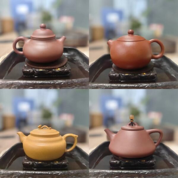 Handmade purple clay teapots check out link